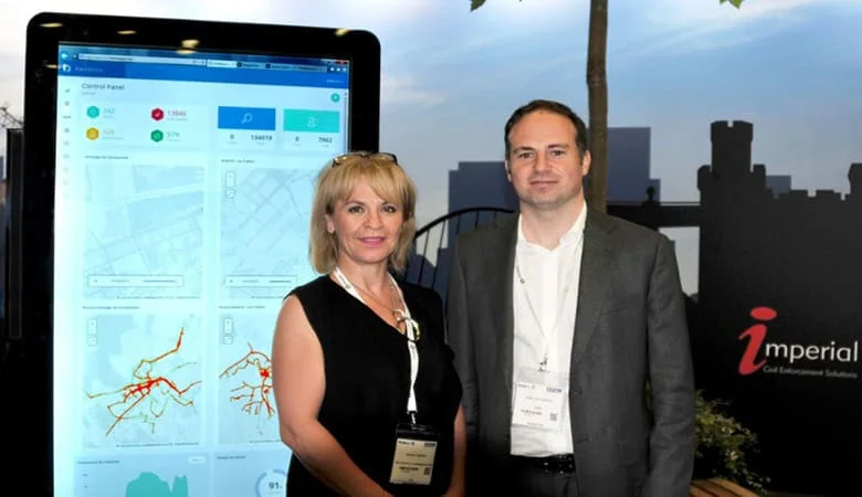 Con Ashley Bijster, CEO de Imperial, en Parkex 2016